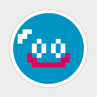 Slime Face 8-bit Magnet